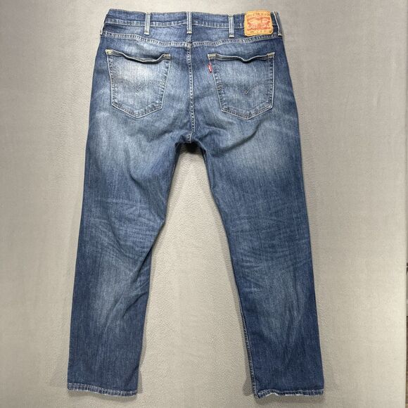 Levis 559 Jeans Mens 38x32‎ Blue Straight Grunge American Western Workwear Denim - Picture 7 of 12
